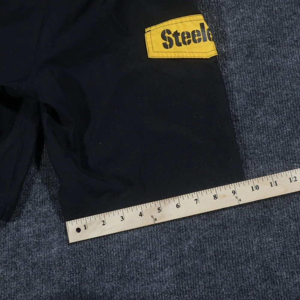 Pittsburgh Steelers NFL‎ Board Shorts Black Gold Mens XS